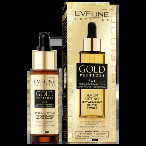   Eveline Prestige Gold Peptides  liftingujące serum do twarzy, 30 ml image