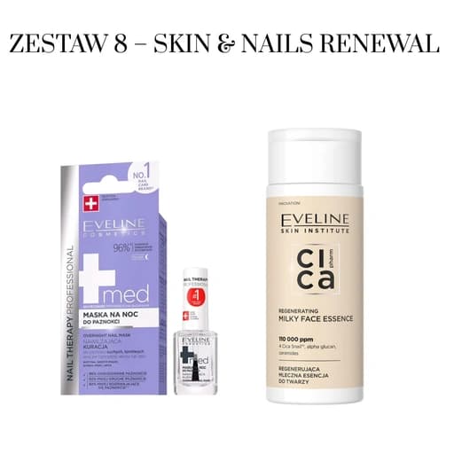 Zestaw 8 - Skin & Nails Renewal Set - Eveline Cosmetics - Anastazja526