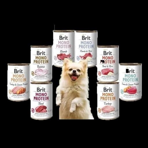 BRIT Mono Protein Mokra karma dla psa MIX smaków 8x400g HIPOALERGICZNA - Klara Wesołowska