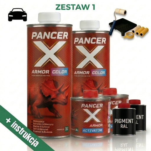 PancerX COLOR - Zestaw do malowania auta wałkiem KOLOR