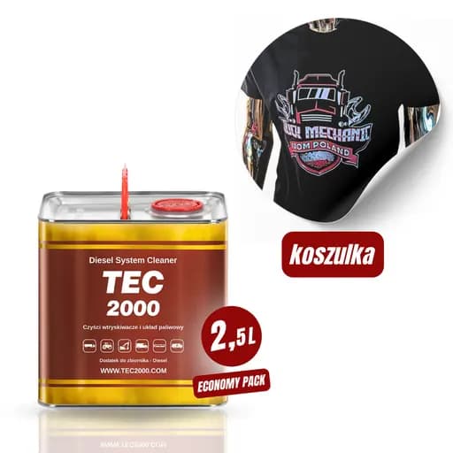 TEC 2000 Diesel System Cleaner 2,5 L + T-shirt Truck Mechanic - Truck Mechanic from Poland
