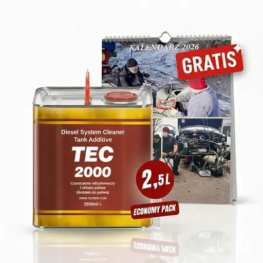 TEC 2000 Diesel System Cleaner 2,5 L + Kalendarz GRATIS - Truck Mechanic from Poland