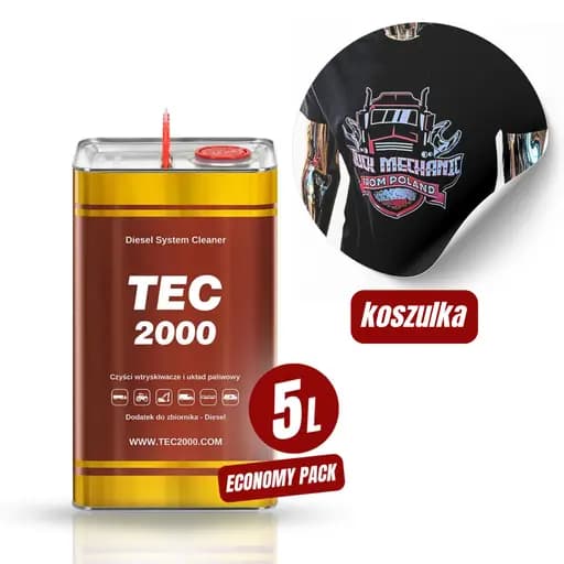 TEC 2000 Diesel System Cleaner 5 L + koszulka - Truck Mechanic from Poland
