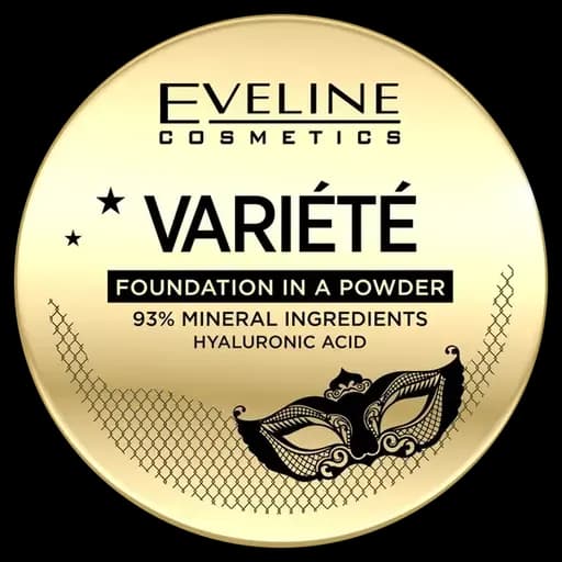 Puder do twarzy Eveline Cosmetics Variete - Tryfonka maluje