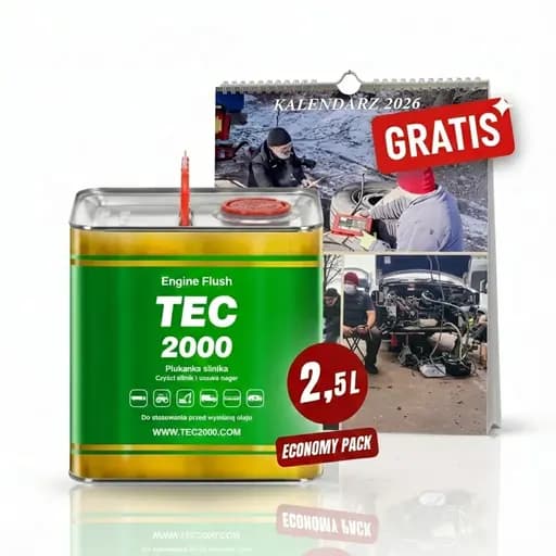 TEC 2000 Engine Flush 2.5 L + Kalendarz GRATIS - Truck Mechanic from Poland