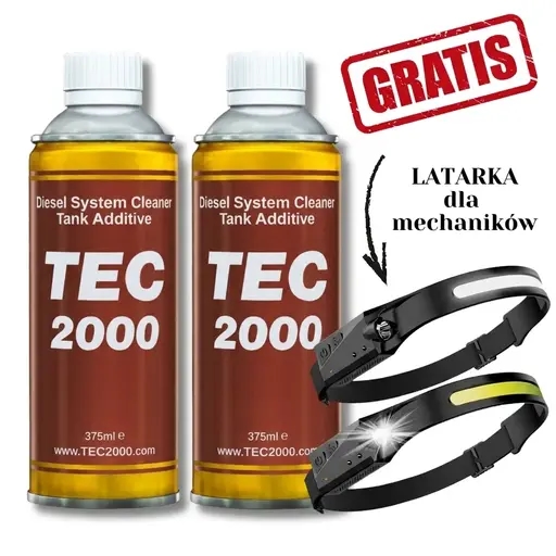 Dodatek do Diesla TEC 2000 + latarka GRATIS