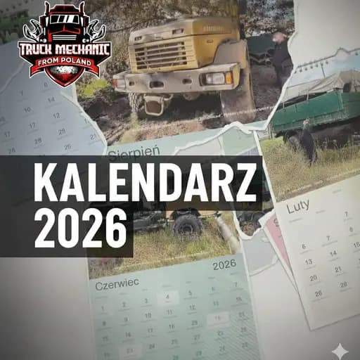 Kalendarz 2026 Truck Mechanic from Poland - Truck Mechanic from Poland