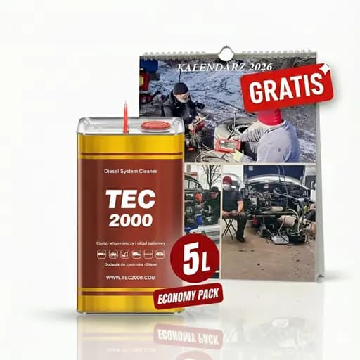 TEC 2000 Diesel System Cleaner 5 L + kalendarz GRATIS - Truck Mechanic from Poland