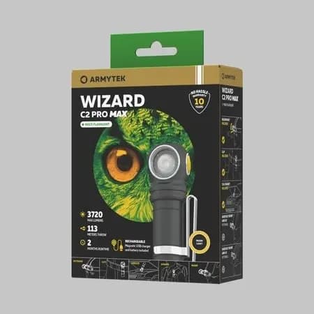 Latarka Armytek Wizard C2 Pro Max Magnet USB (ciepłe światło) - Leszek Kaminski