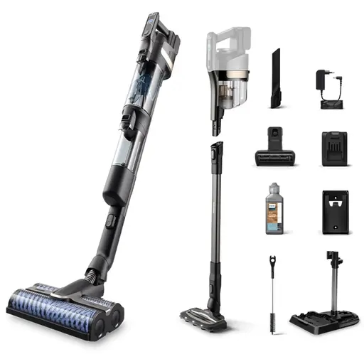 Odkurzacz bezprzewodowy PHILIPS AquaTrio XW9383/01 z funkcją aktywnego mycia