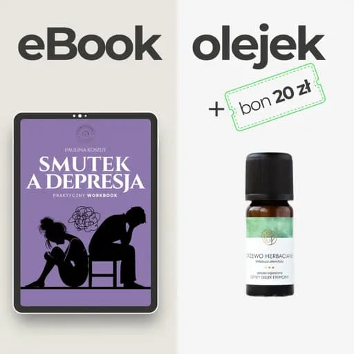 eBook SMUTEK A DEPRESJA + olejek eteryczny Urulu + BON o wartości 20 zł - Polski Psycholog Paulina Koszut