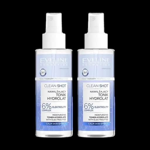 EVELINE tonik-hydrolat - zestaw 2 szt. Professional Clean Shot