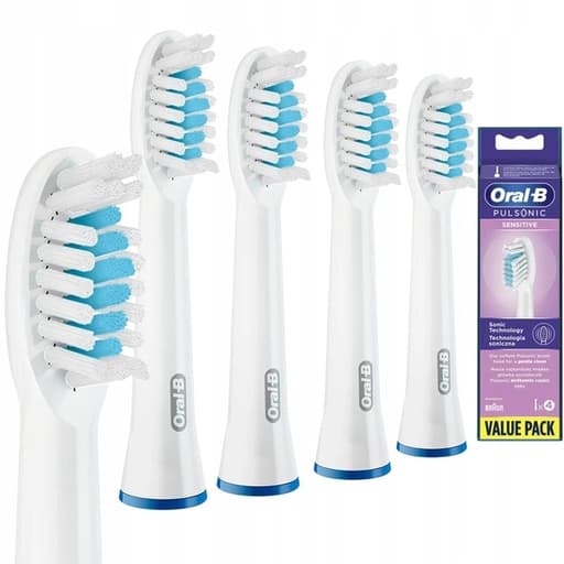 Końcówki do szczoteczki Oral-B Pulsonic Sensitive – 4 sztuki - Kevin