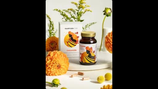 Health Labs Care CurcuminMe - Wysoko przyswajalna kurkumina z piperyną 60 kapsułek (31,6 g) - Dietaniecud