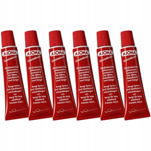 Ajona Stomaticum – medyczny koncentrat do zębów i dziąseł 6 × 25 ml - Lepszerzeczy