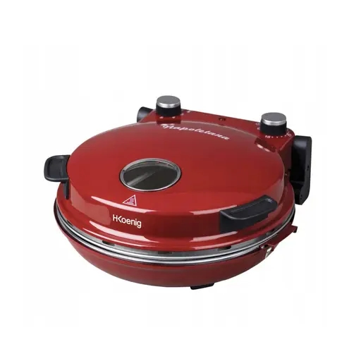 H.Koenig NAPL350 Piec do Pizzy, Aluminium, 1200 W