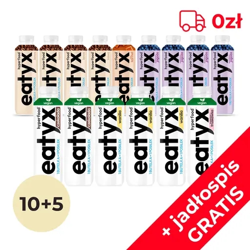 eatyx 10+5 GRATIS - posiłek w płynie + darmowa dostawa