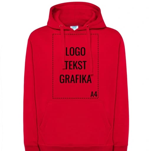 Bluza klasyczna 290g z nadrukiem - dawid i spułka