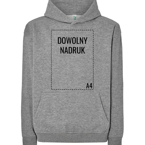 Bluza oversize 320g z nadrukiem
