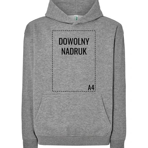 Bluza oversize 320g z nadrukiem - dawid i spułka