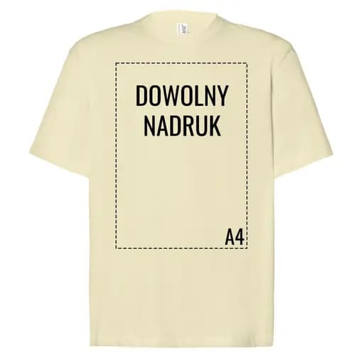 Koszulka z nadrukiem Oversize 200g (nadruk przód + tył) - dawid i spułka