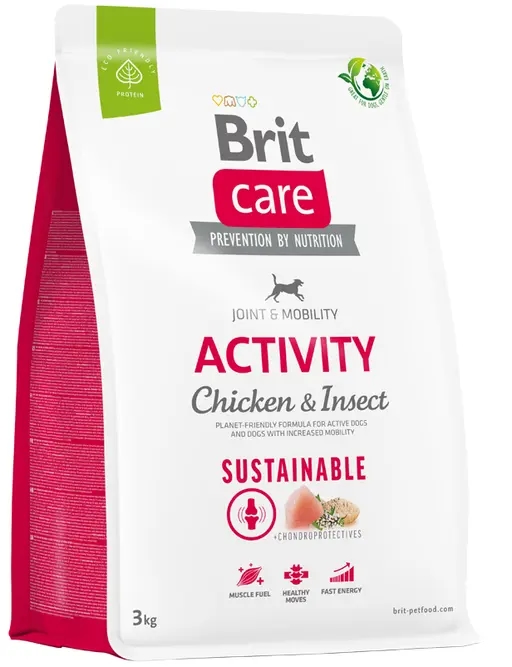 Karma sucha dla dorosłego psa Brit CARE SUSTAINABLE Activity Chicken Insect 3kg