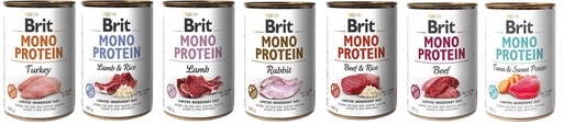 Karma mokra dla psa Brit MONO PROTEIN 6x400g