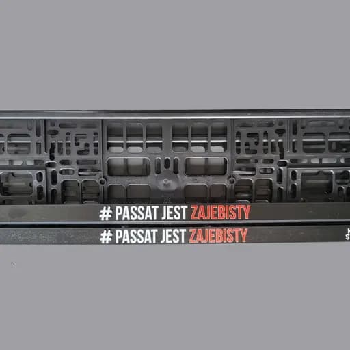 Ramka 3D #PassatJestZajebisty - KICKSTER.SHOP