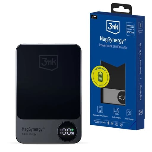 Accessories - 3mk MagSynergy 10,000mAh 22.5W USB 1C1L-Grey - Michał Pętala