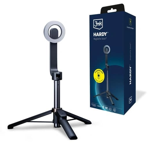 Uchwyt kijek do selfie - 3mk HARDY MagSelfie Stick - FluxDrop