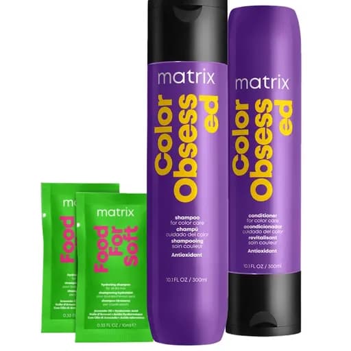 Zestaw 6 Matrix Color Obsessed Szampon i Odżywka+ GRATIS 2 x saszetka FF - Kuba Falinski